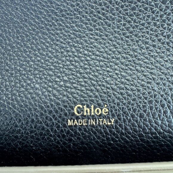 Chloe Tricolor Clare Leather Flap Shoulder Bag - Picture 13 of 16